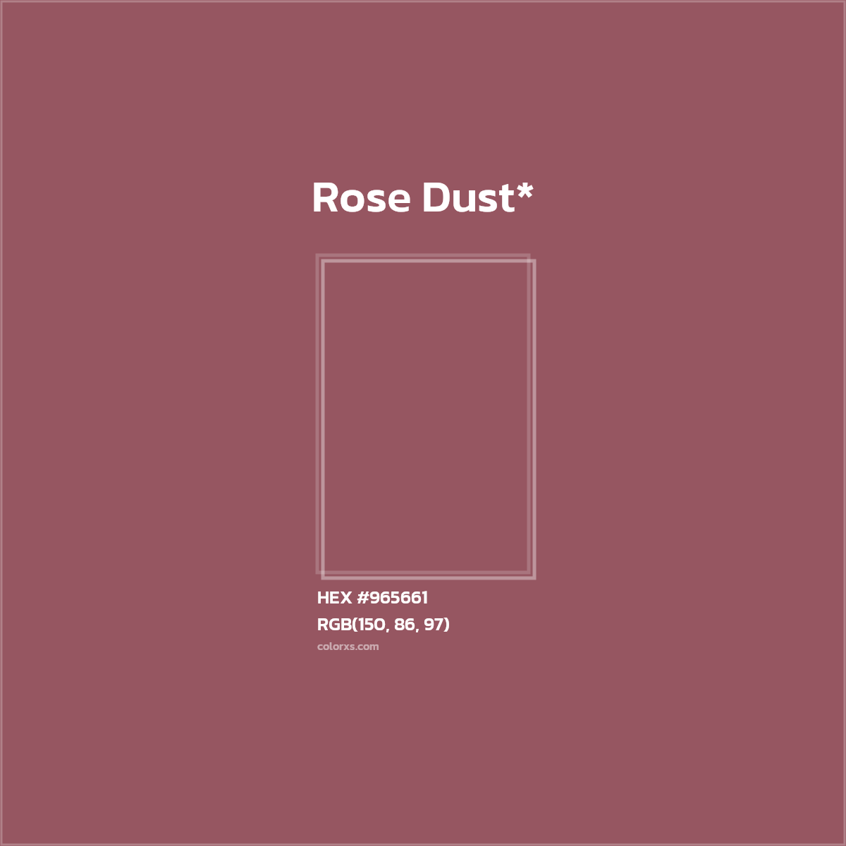 HEX #965661 Color Name, Color Code, Palettes, Similar Paints, Images
