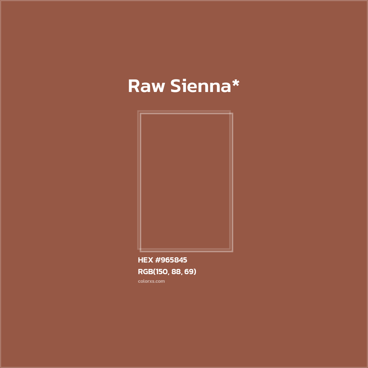 HEX #965845 Color Name, Color Code, Palettes, Similar Paints, Images