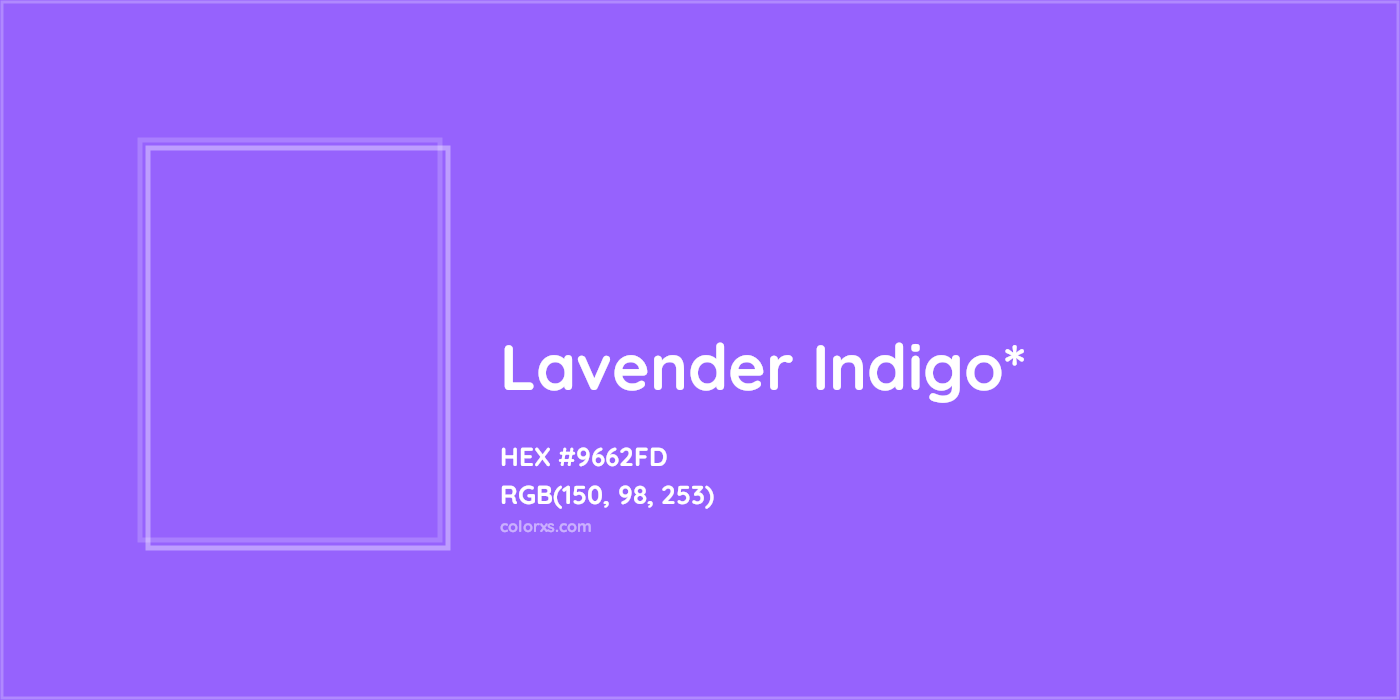 HEX #9662FD Color Name, Color Code, Palettes, Similar Paints, Images