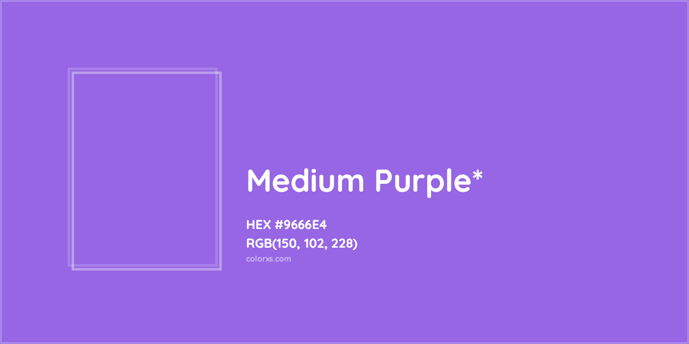 HEX #9666E4 Color Name, Color Code, Palettes, Similar Paints, Images