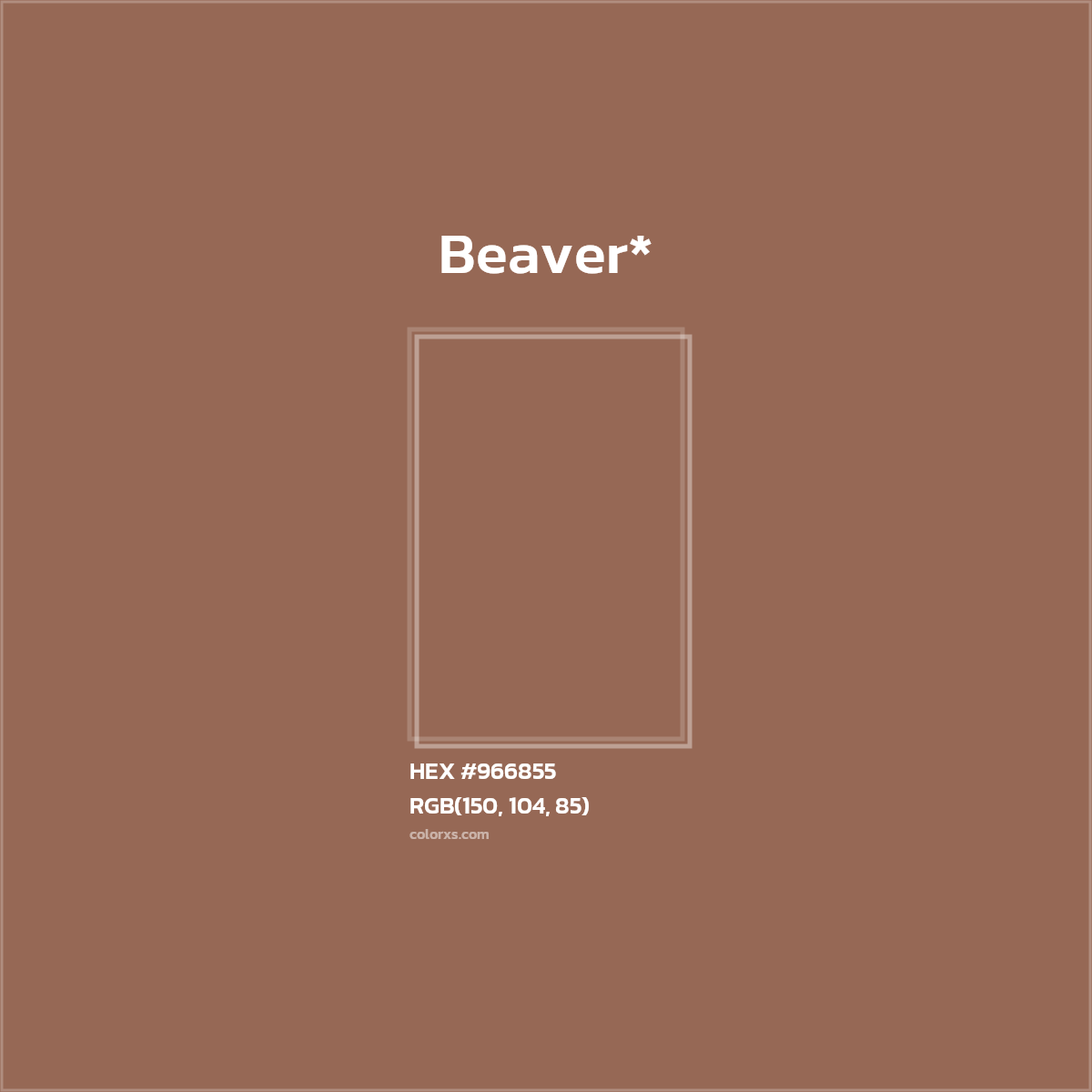 HEX #966855 Color Name, Color Code, Palettes, Similar Paints, Images