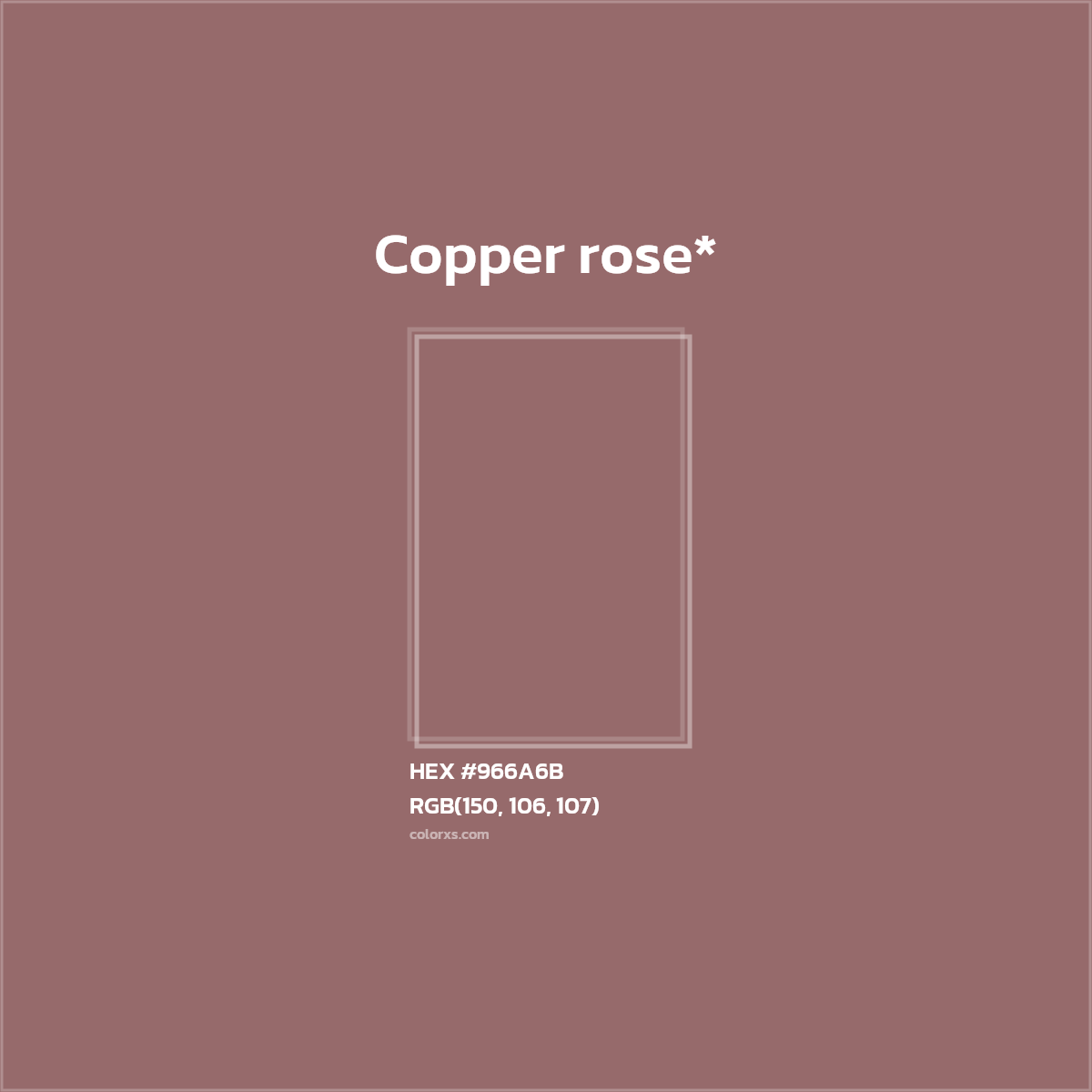 HEX #966A6B Color Name, Color Code, Palettes, Similar Paints, Images