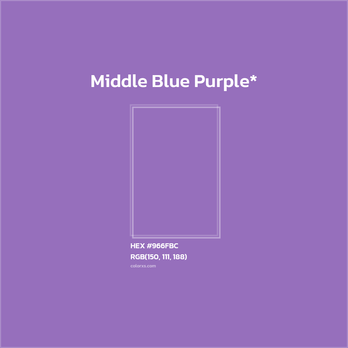 HEX #966FBC Color Name, Color Code, Palettes, Similar Paints, Images