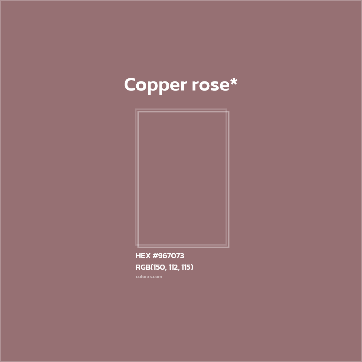 HEX #967073 Color Name, Color Code, Palettes, Similar Paints, Images
