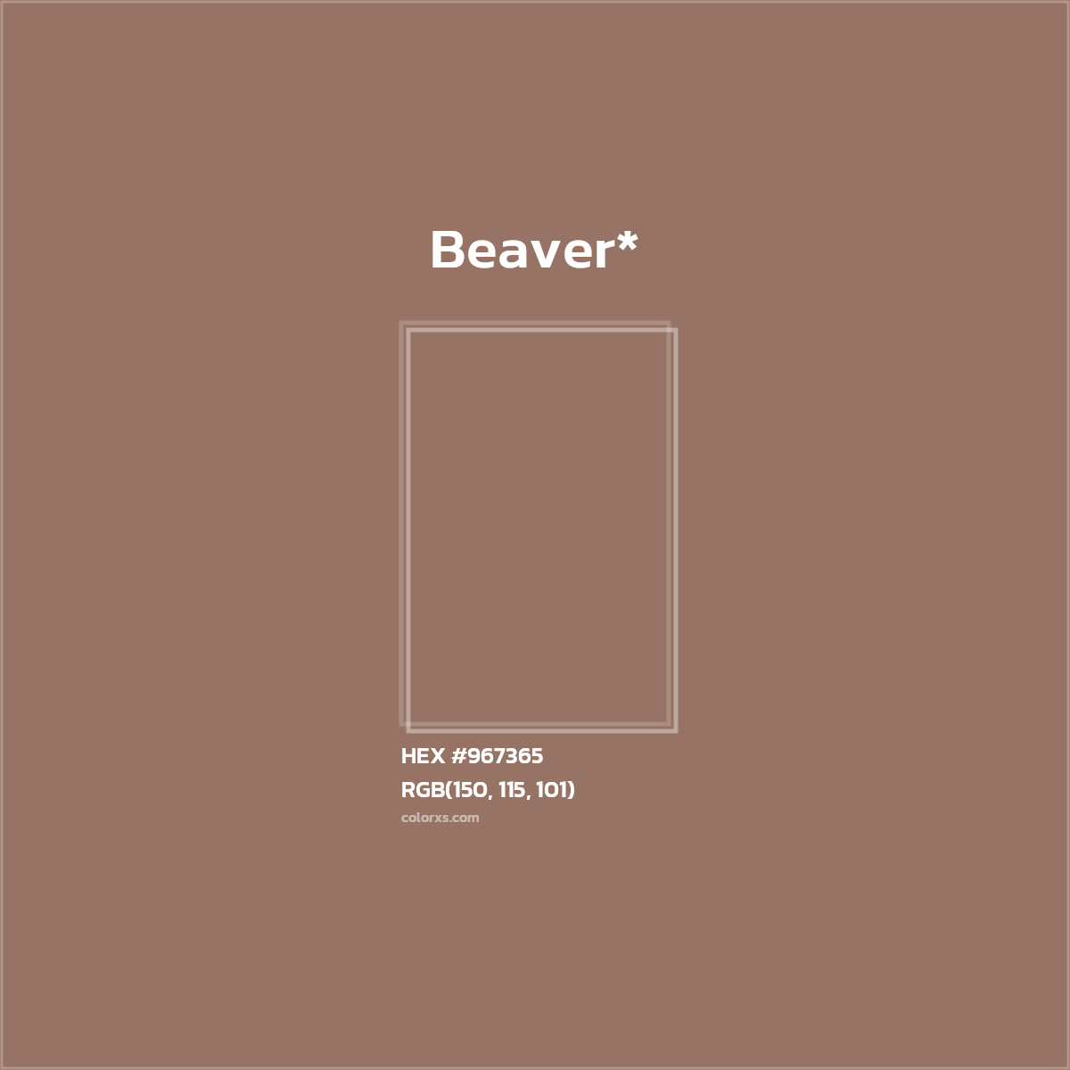 HEX #967365 Color Name, Color Code, Palettes, Similar Paints, Images