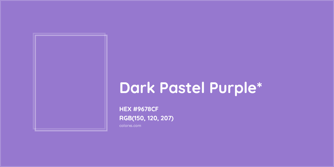 HEX #9678CF Color Name, Color Code, Palettes, Similar Paints, Images