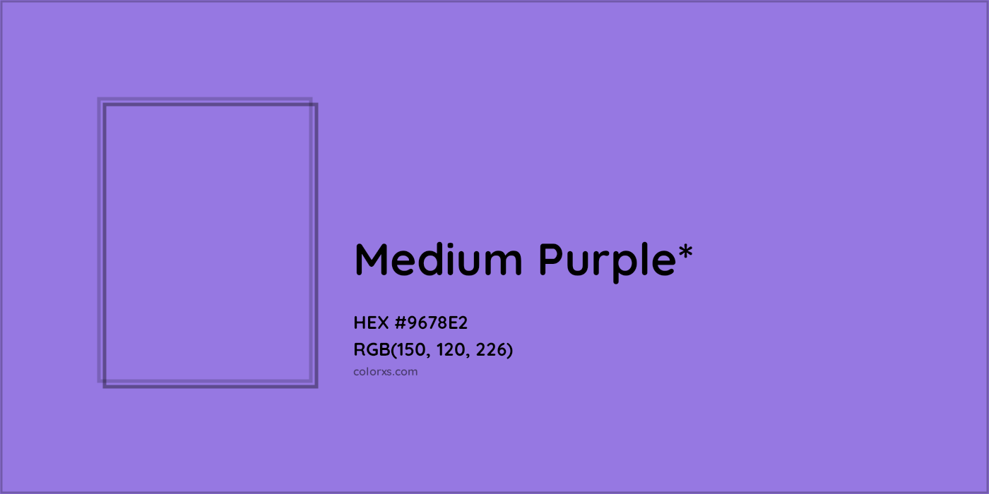 HEX #9678E2 Color Name, Color Code, Palettes, Similar Paints, Images