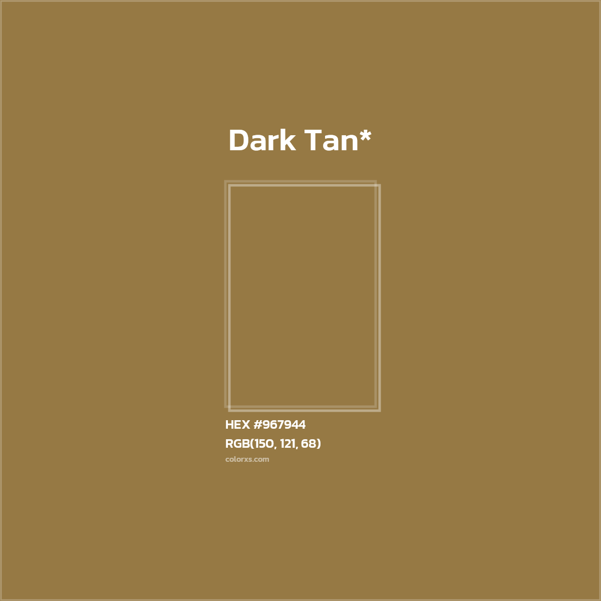 HEX #967944 Color Name, Color Code, Palettes, Similar Paints, Images