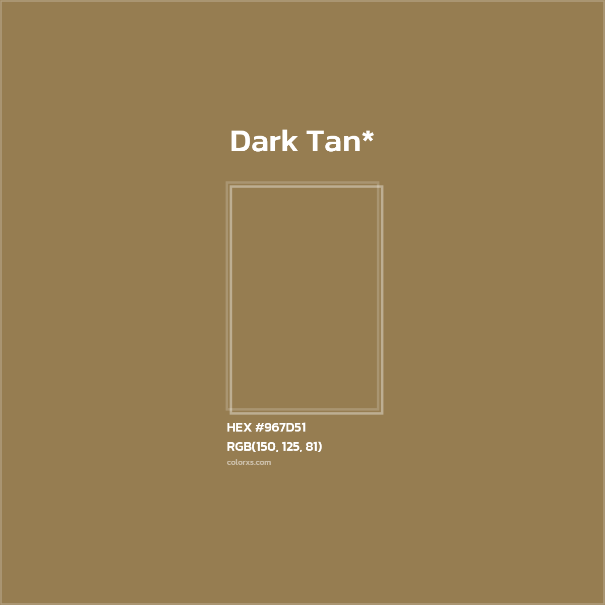 HEX #967D51 Color Name, Color Code, Palettes, Similar Paints, Images