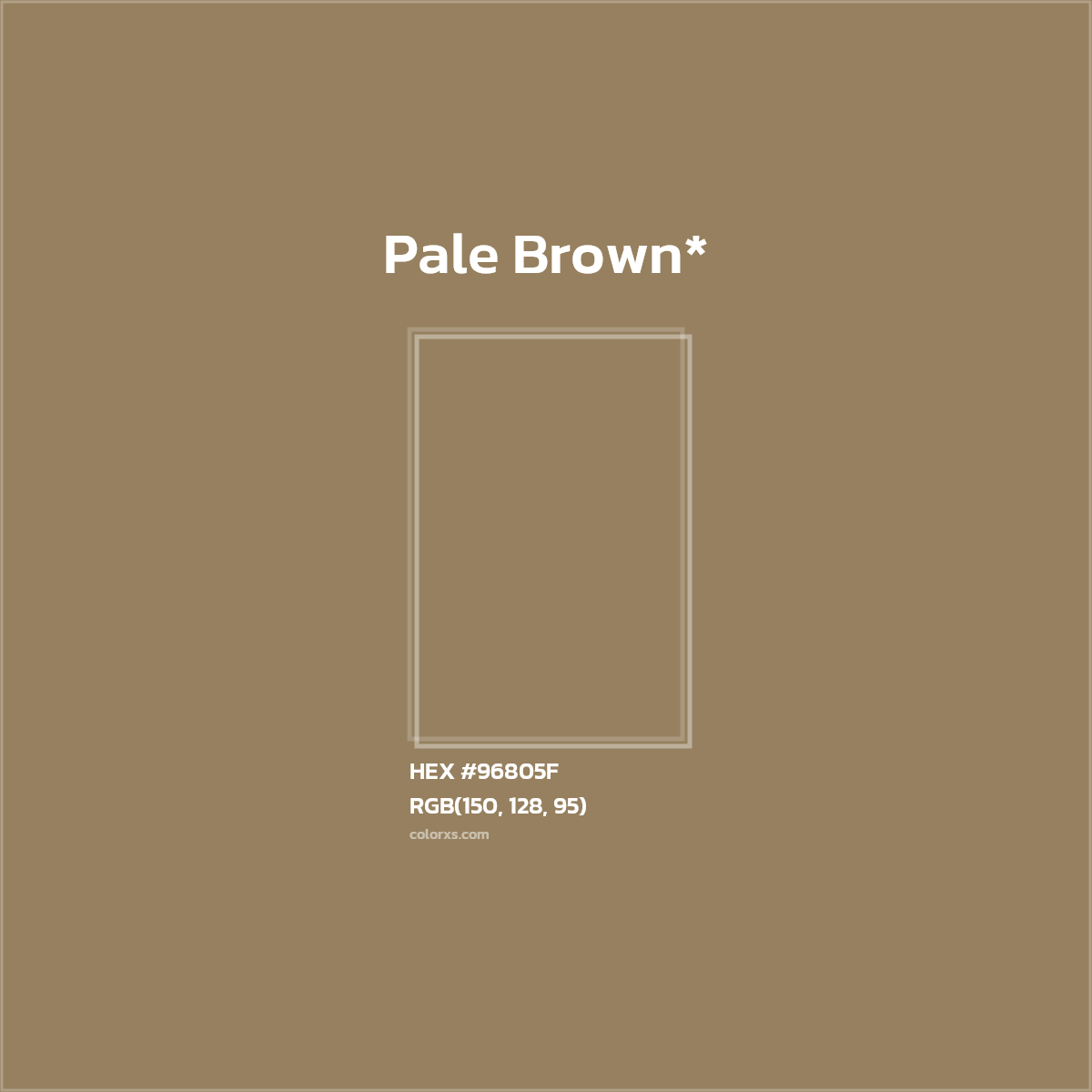 HEX #96805F Color Name, Color Code, Palettes, Similar Paints, Images
