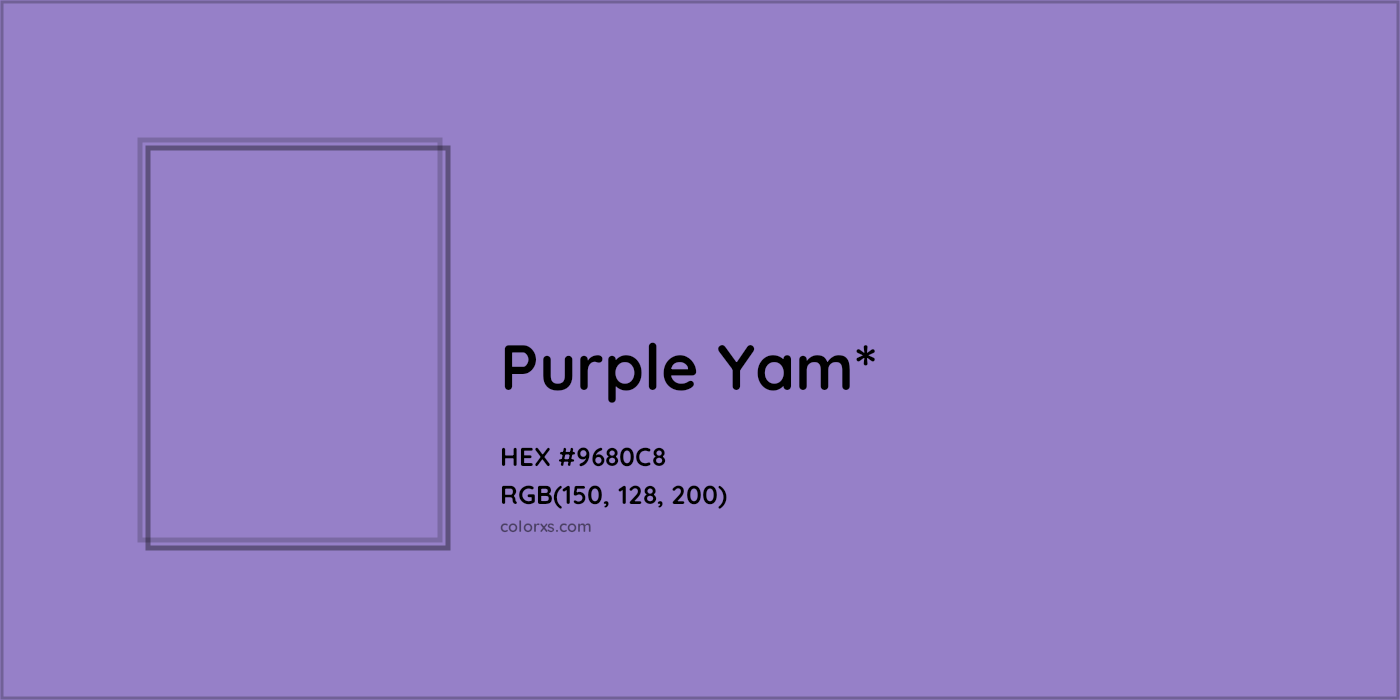 HEX #9680C8 Color Name, Color Code, Palettes, Similar Paints, Images