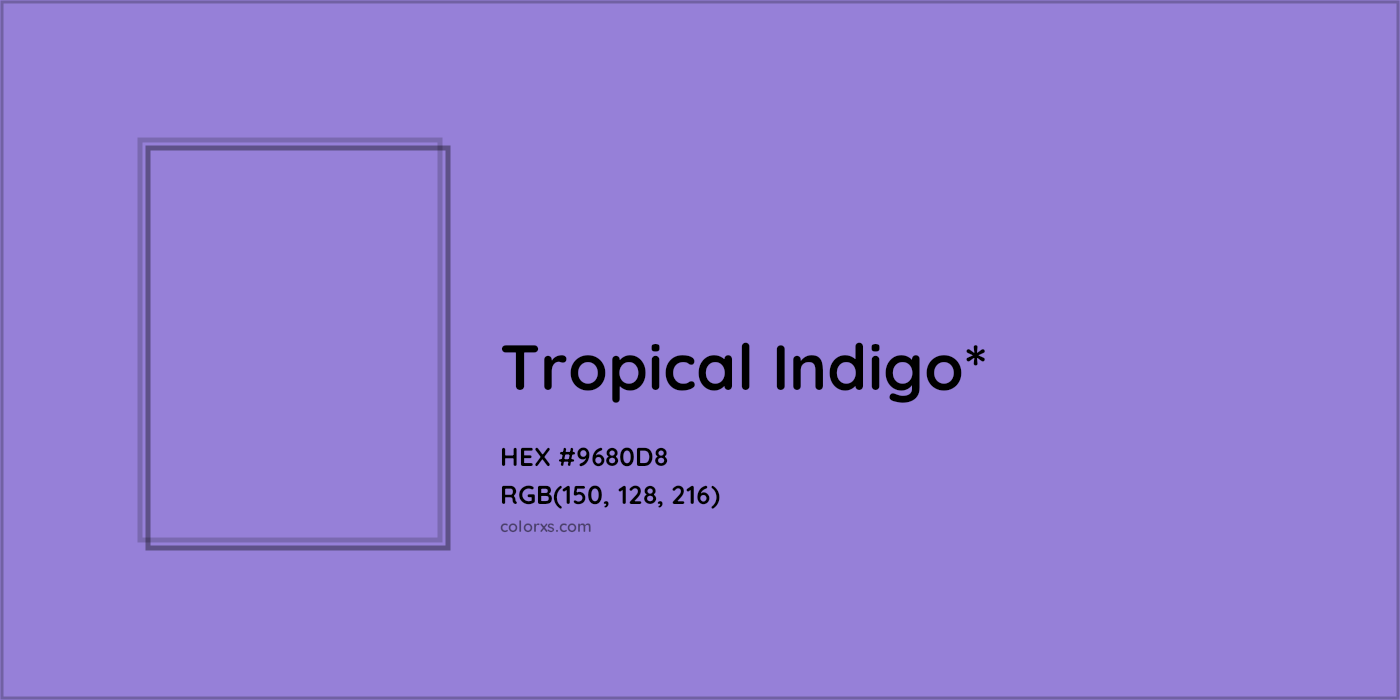 HEX #9680D8 Color Name, Color Code, Palettes, Similar Paints, Images