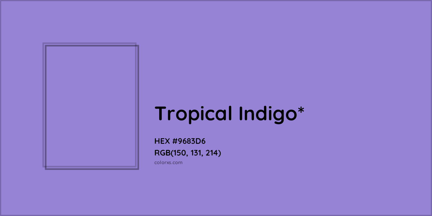 HEX #9683D6 Color Name, Color Code, Palettes, Similar Paints, Images