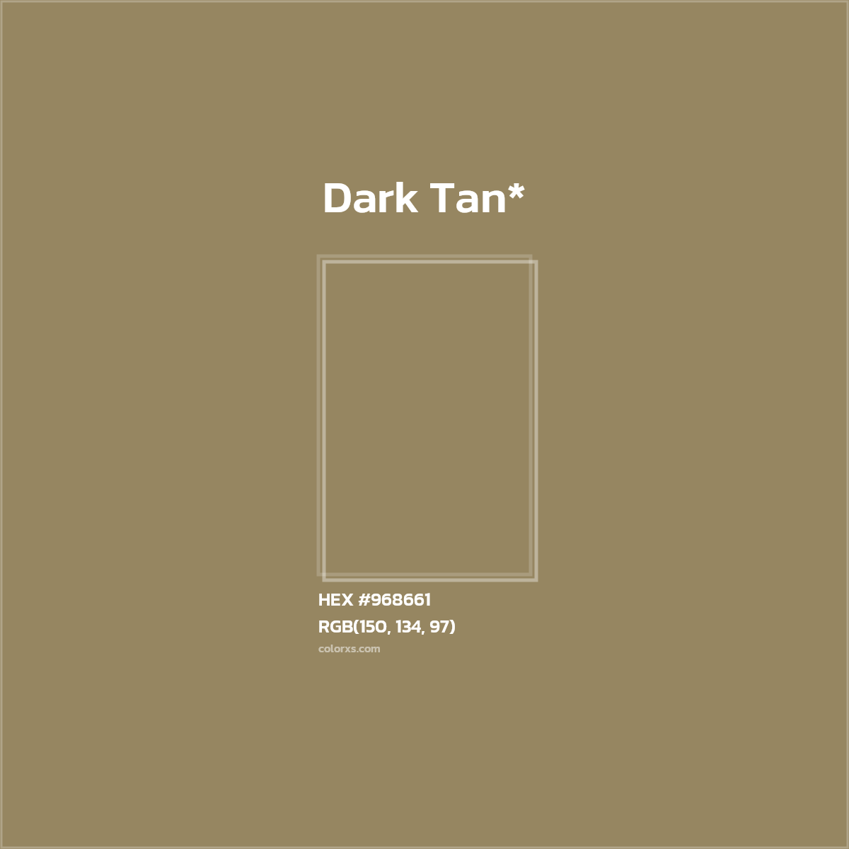 HEX #968661 Color Name, Color Code, Palettes, Similar Paints, Images