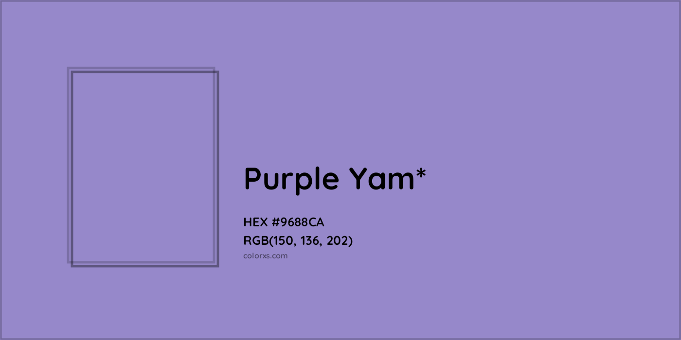 HEX #9688CA Color Name, Color Code, Palettes, Similar Paints, Images