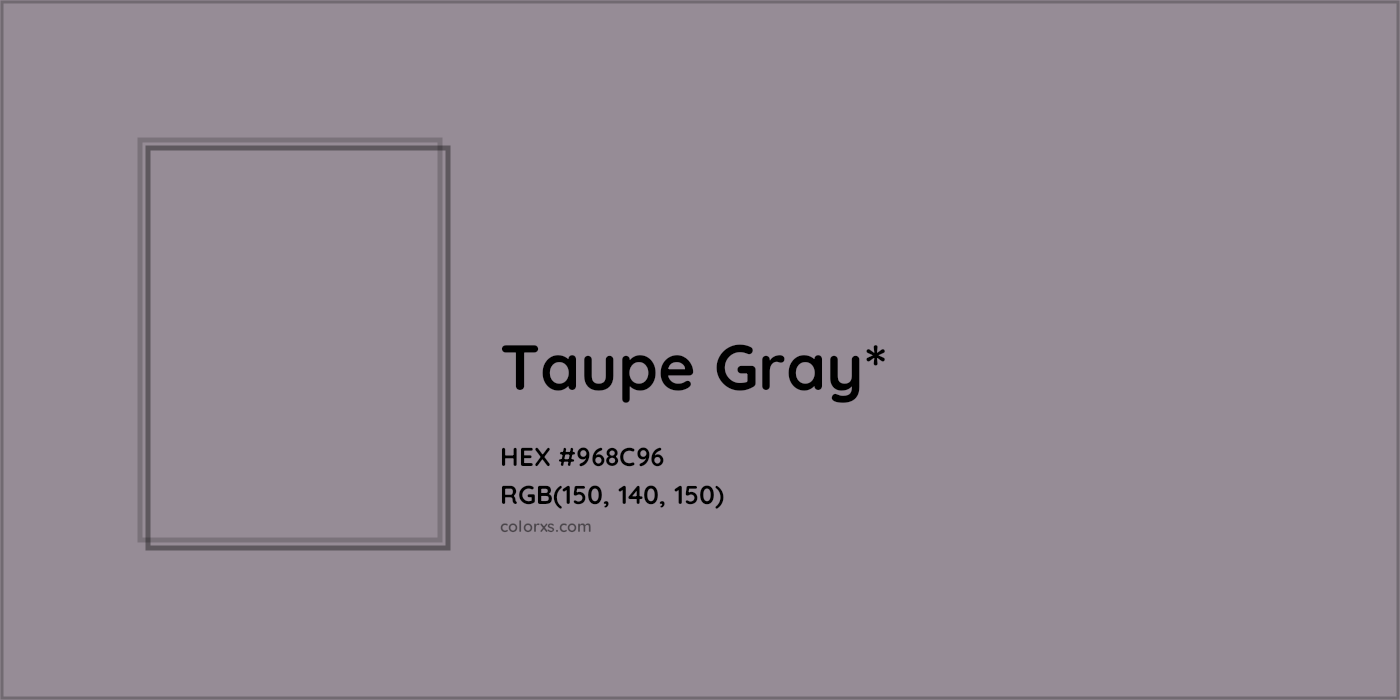 HEX #968C96 Color Name, Color Code, Palettes, Similar Paints, Images