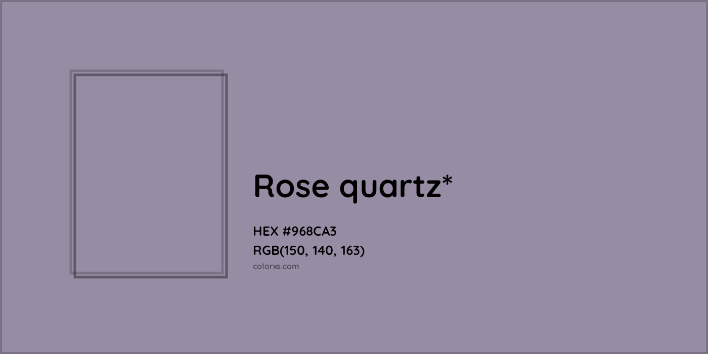 HEX #968CA3 Color Name, Color Code, Palettes, Similar Paints, Images