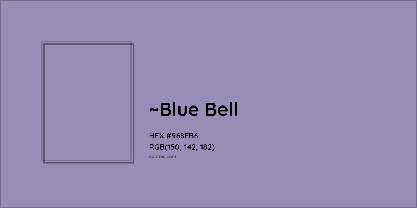 HEX #968EB6 Color Name, Color Code, Palettes, Similar Paints, Images