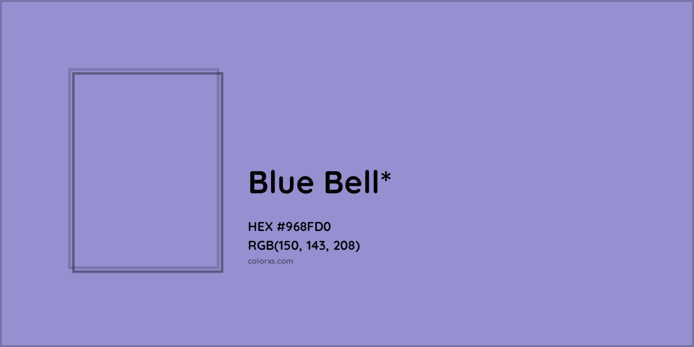 HEX #968FD0 Color Name, Color Code, Palettes, Similar Paints, Images