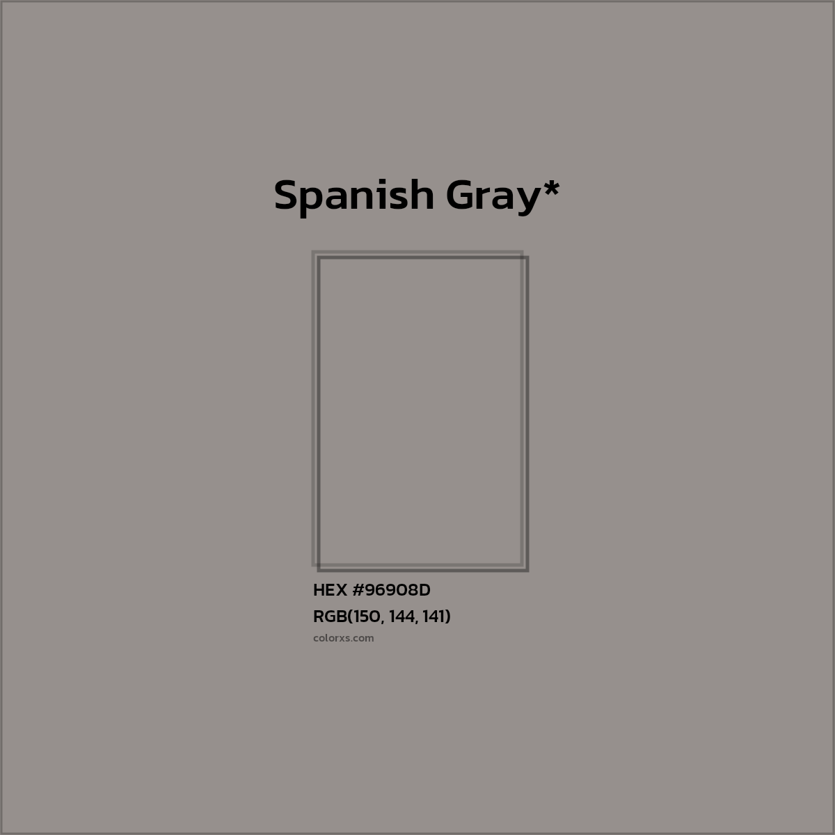 HEX #96908D Color Name, Color Code, Palettes, Similar Paints, Images