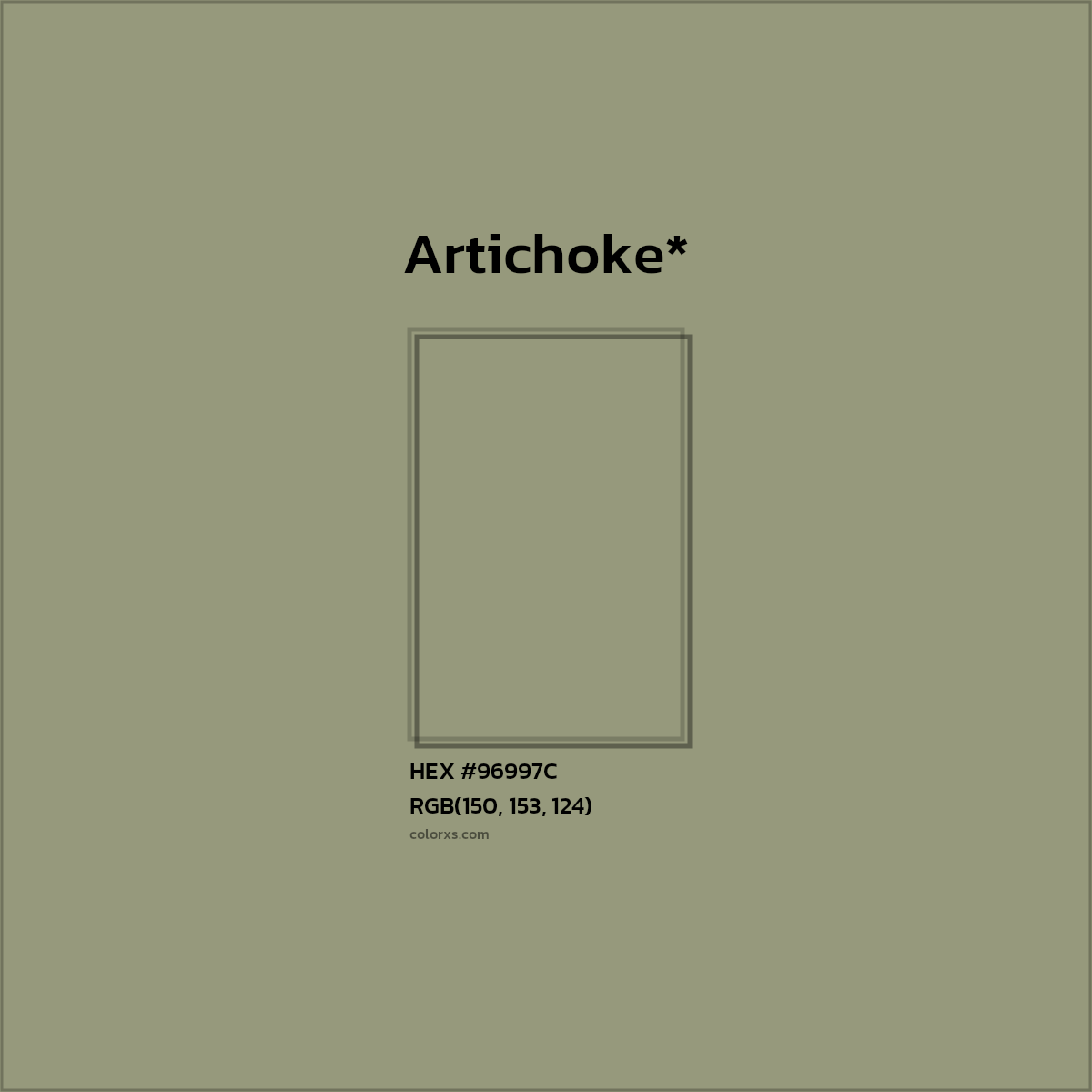 HEX #96997C Color Name, Color Code, Palettes, Similar Paints, Images