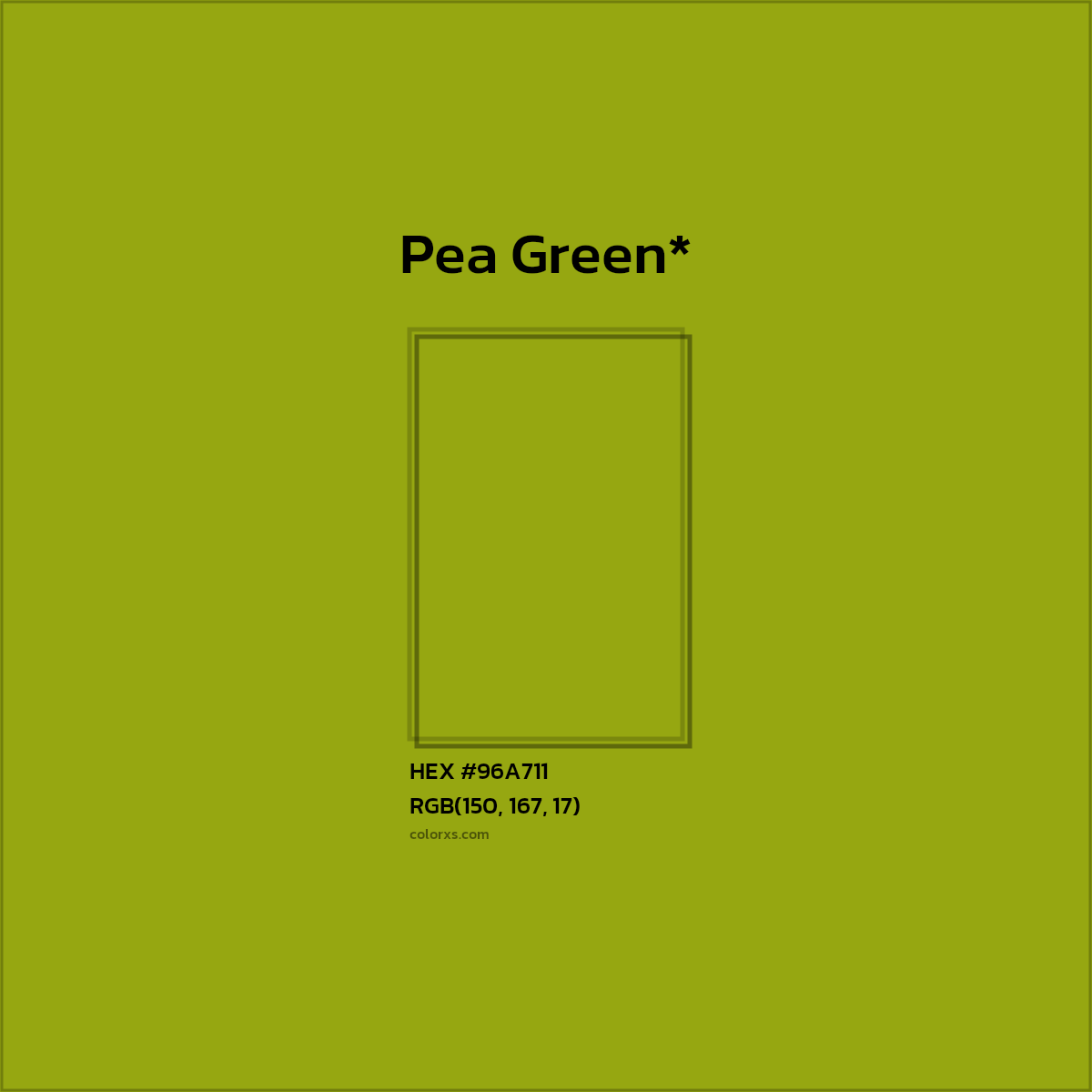 HEX #96A711 Color Name, Color Code, Palettes, Similar Paints, Images