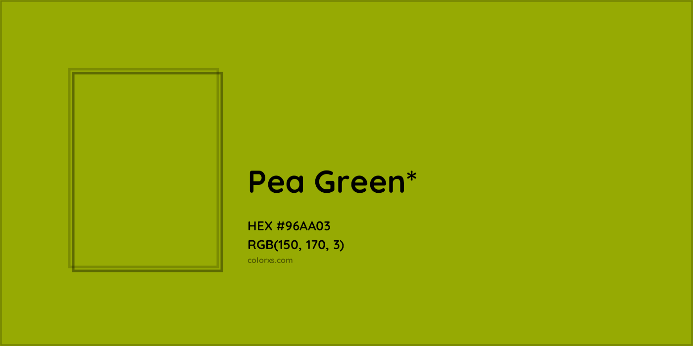 HEX #96AA03 Color Name, Color Code, Palettes, Similar Paints, Images