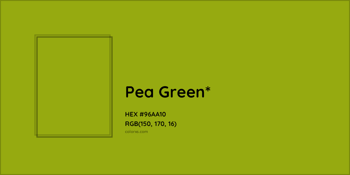 HEX #96AA10 Color Name, Color Code, Palettes, Similar Paints, Images