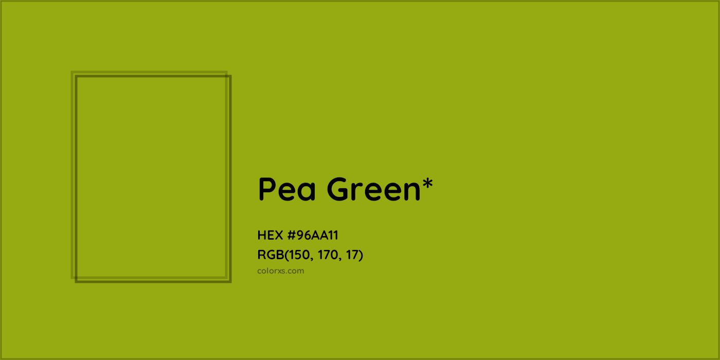 HEX #96AA11 Color Name, Color Code, Palettes, Similar Paints, Images