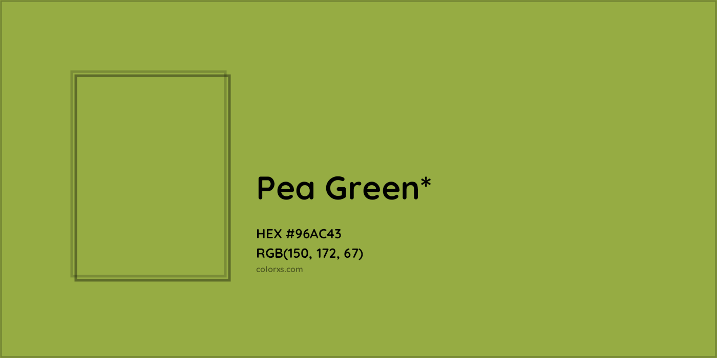 HEX #96AC43 Color Name, Color Code, Palettes, Similar Paints, Images