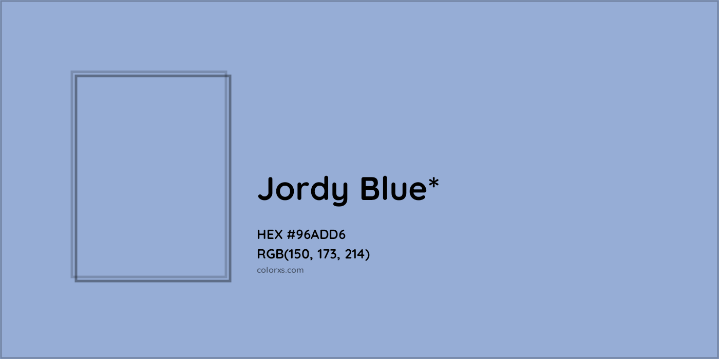 HEX #96ADD6 Color Name, Color Code, Palettes, Similar Paints, Images