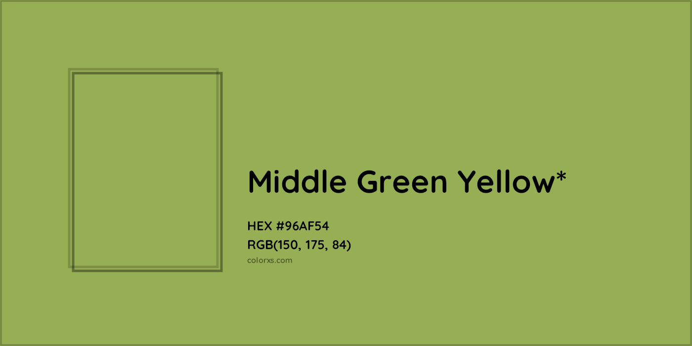 HEX #96AF54 Color Name, Color Code, Palettes, Similar Paints, Images
