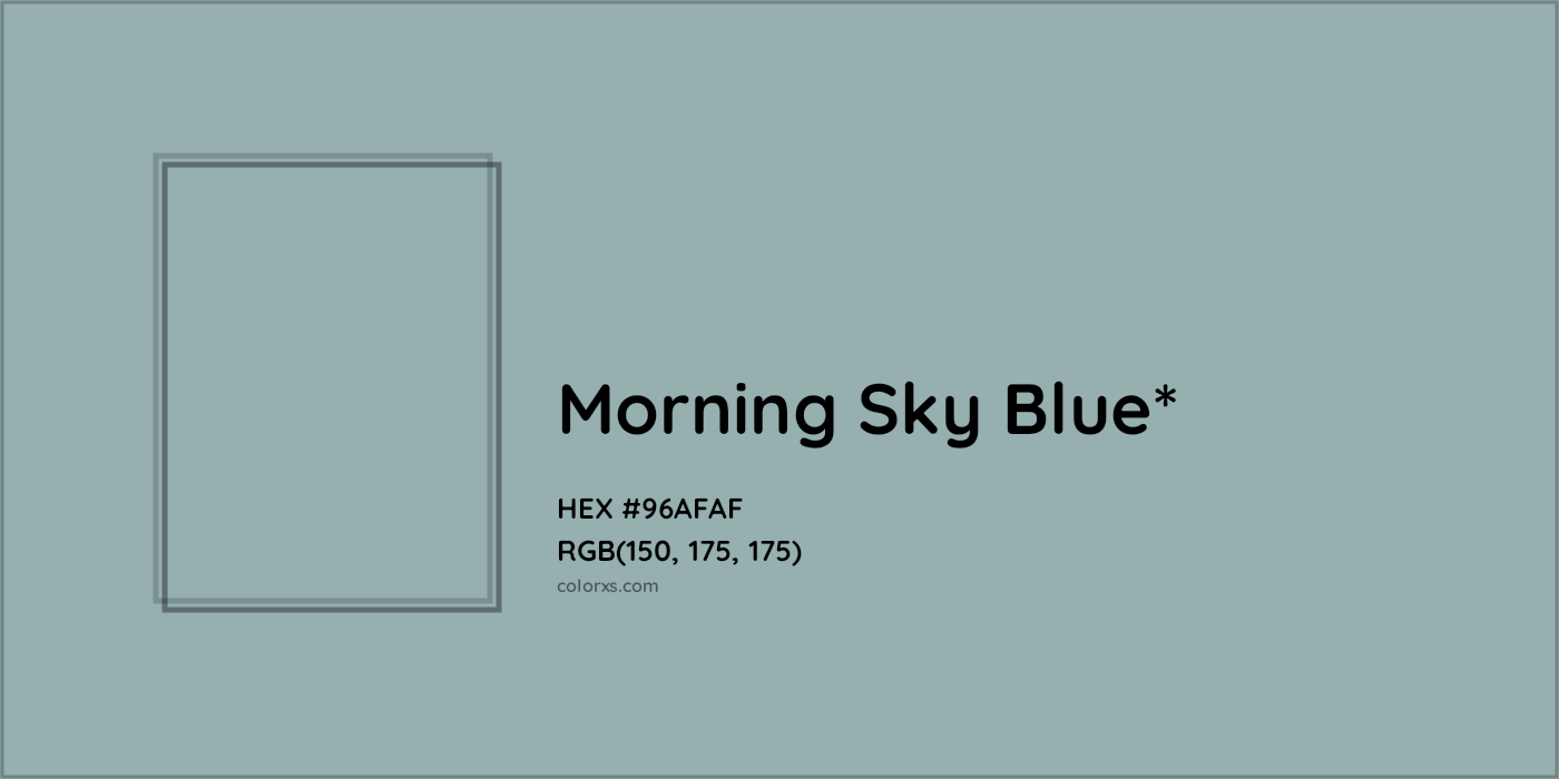 HEX #96AFAF Color Name, Color Code, Palettes, Similar Paints, Images