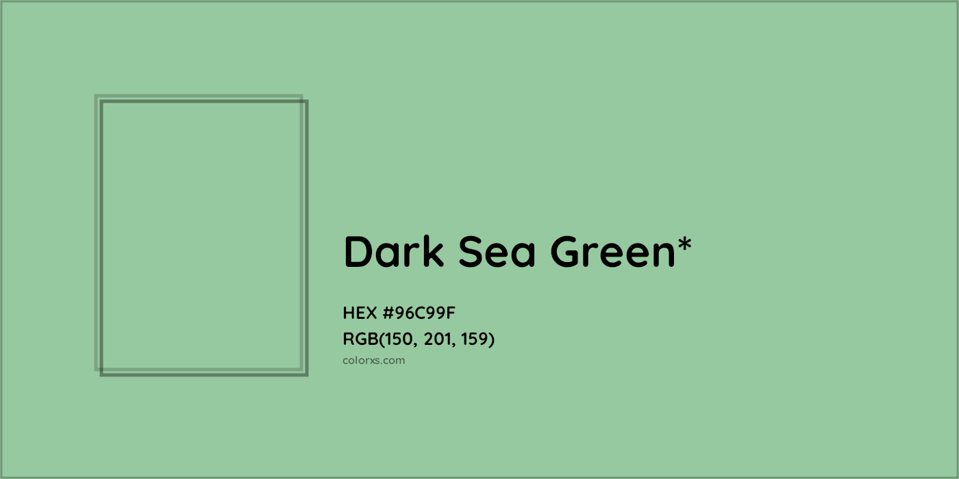 HEX #96C99F Color Name, Color Code, Palettes, Similar Paints, Images