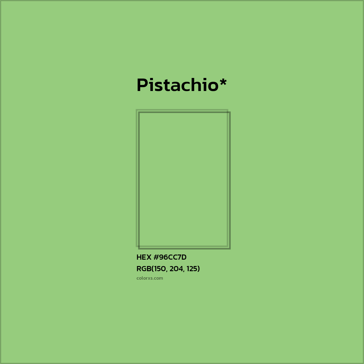 HEX #96CC7D Color Name, Color Code, Palettes, Similar Paints, Images