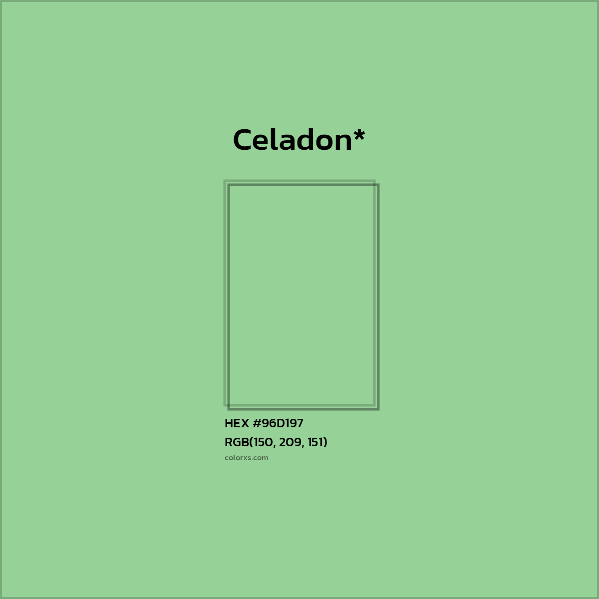 HEX #96D197 Color Name, Color Code, Palettes, Similar Paints, Images