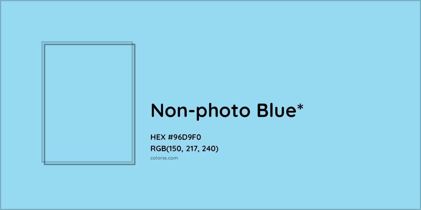 HEX #96D9F0 Color Name, Color Code, Palettes, Similar Paints, Images
