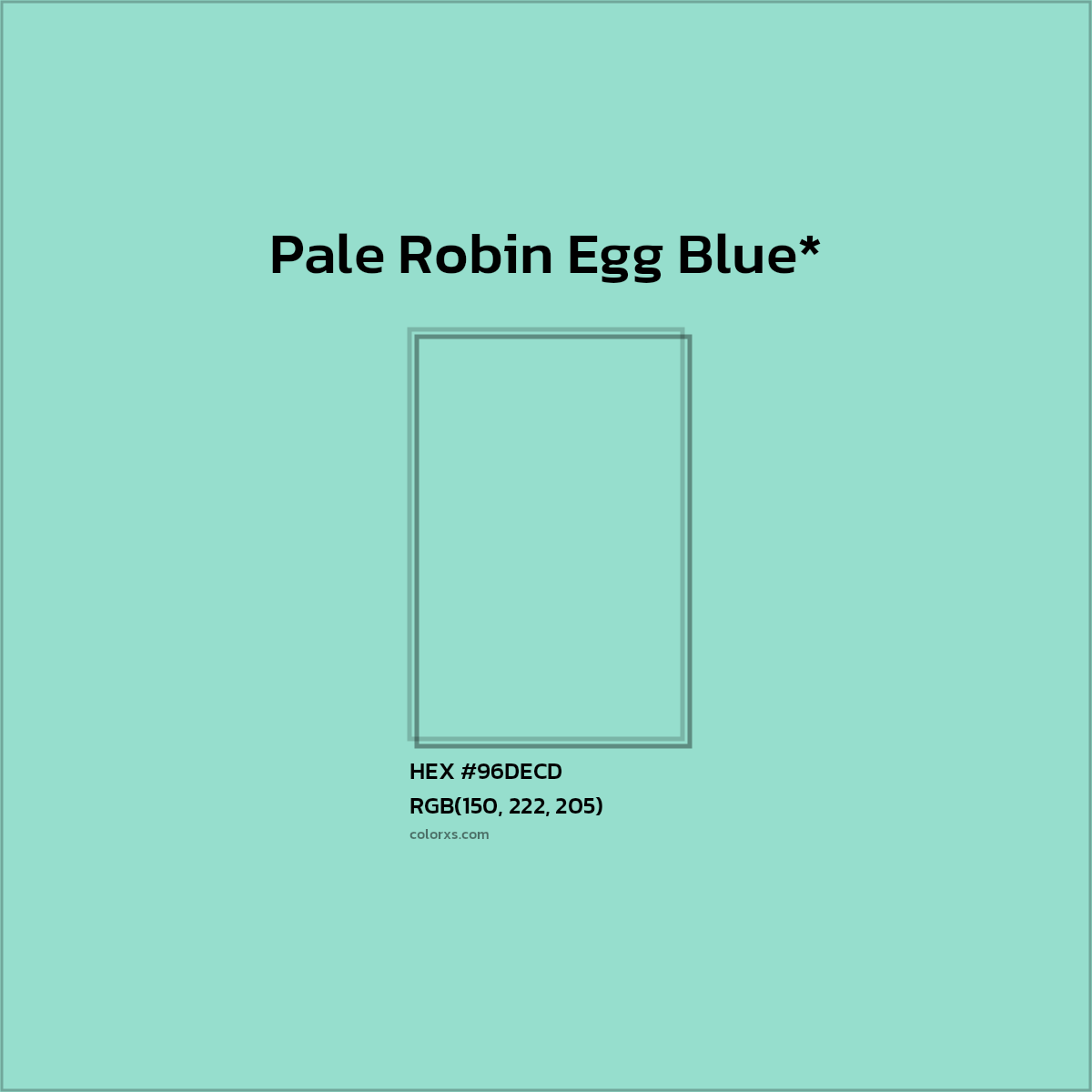 HEX #96DECD Color Name, Color Code, Palettes, Similar Paints, Images
