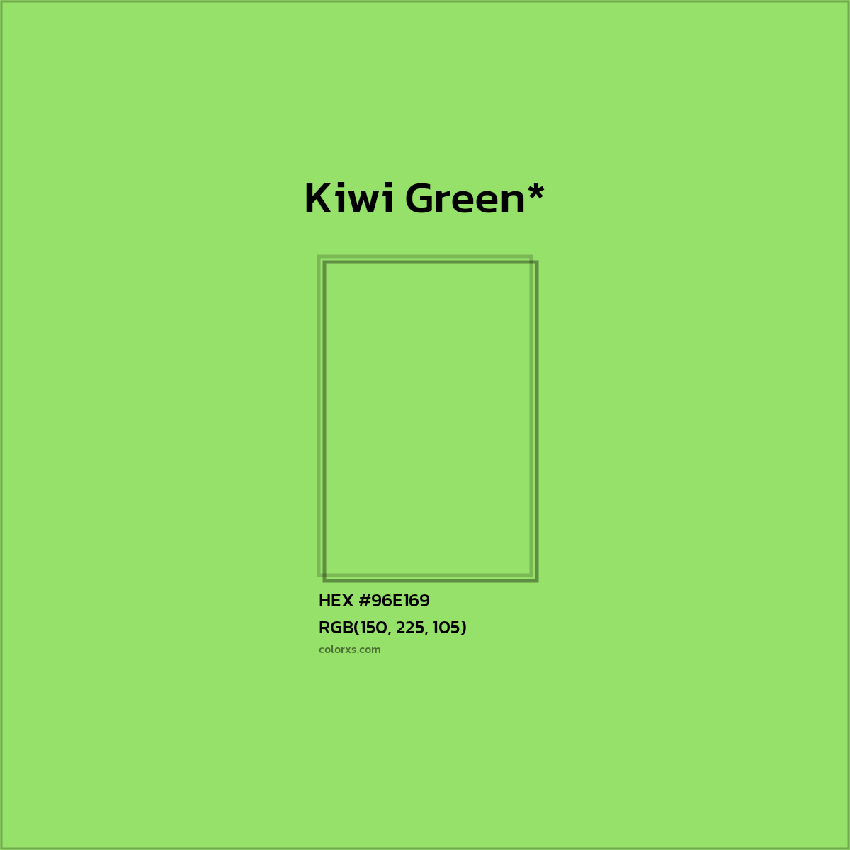 HEX #96E169 Color Name, Color Code, Palettes, Similar Paints, Images