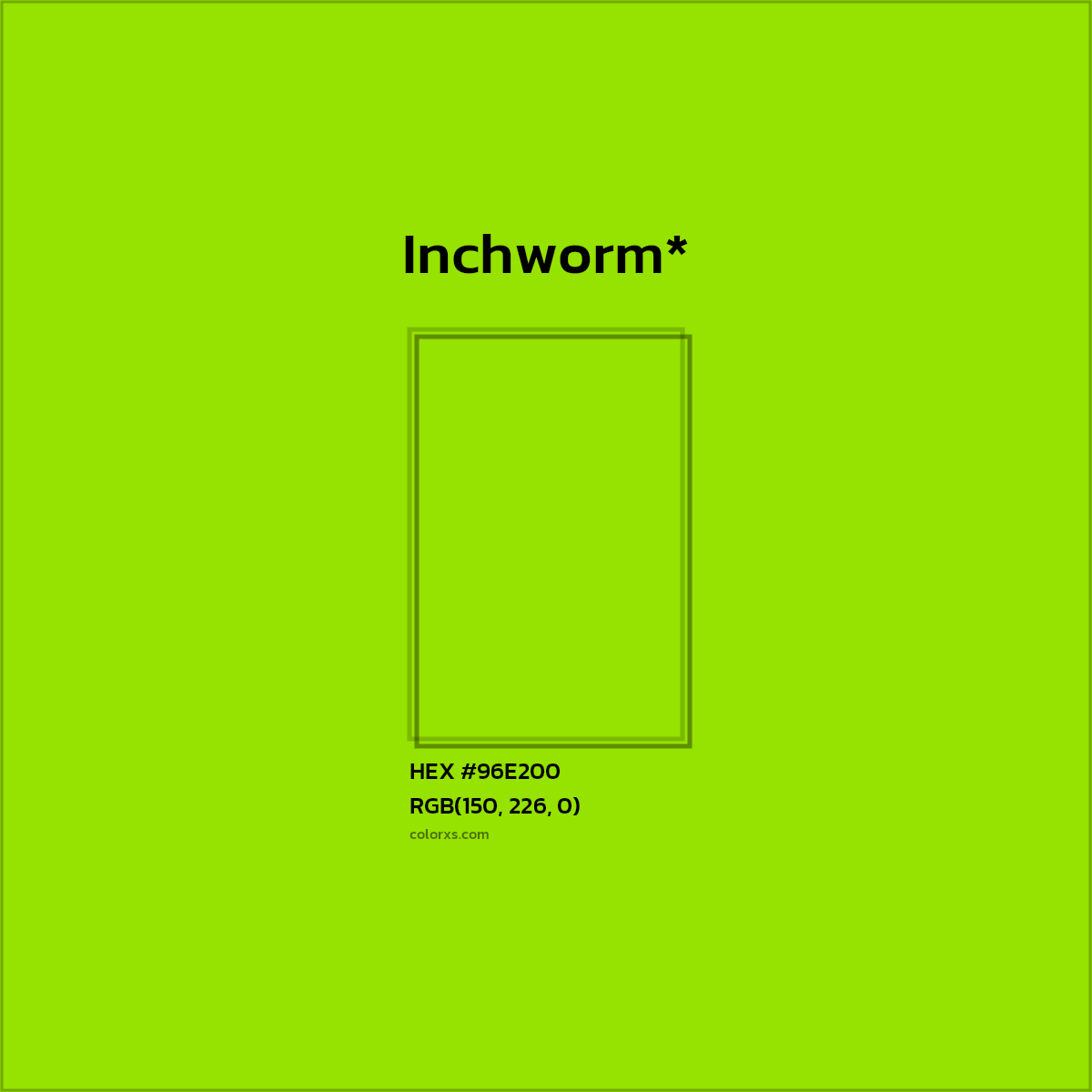 HEX #96E200 Color Name, Color Code, Palettes, Similar Paints, Images