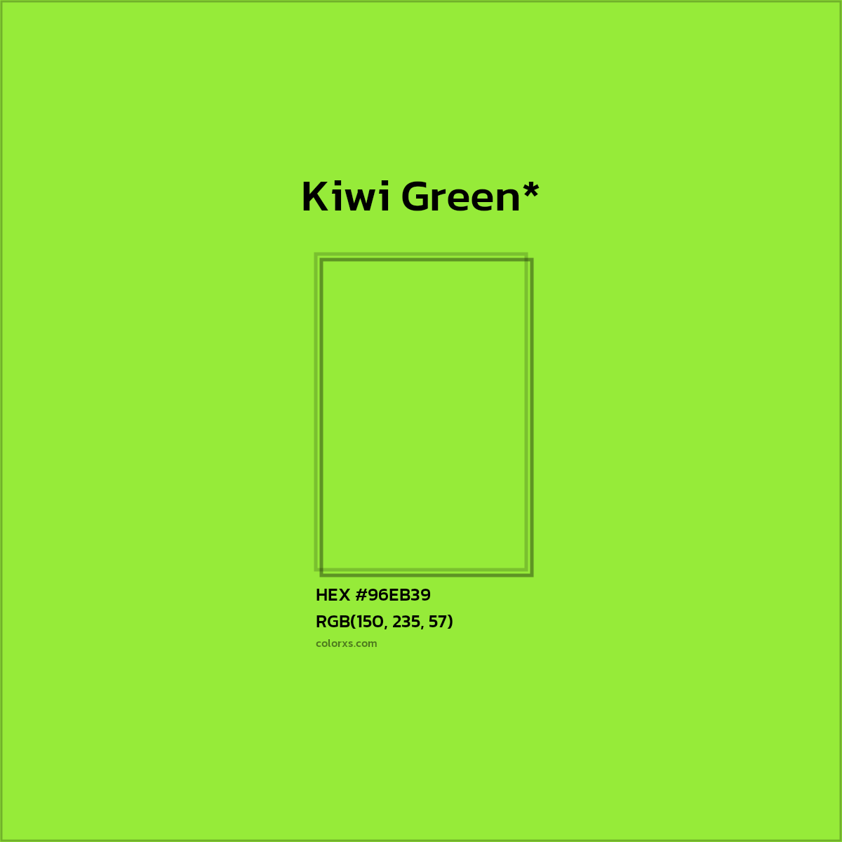 HEX #96EB39 Color Name, Color Code, Palettes, Similar Paints, Images