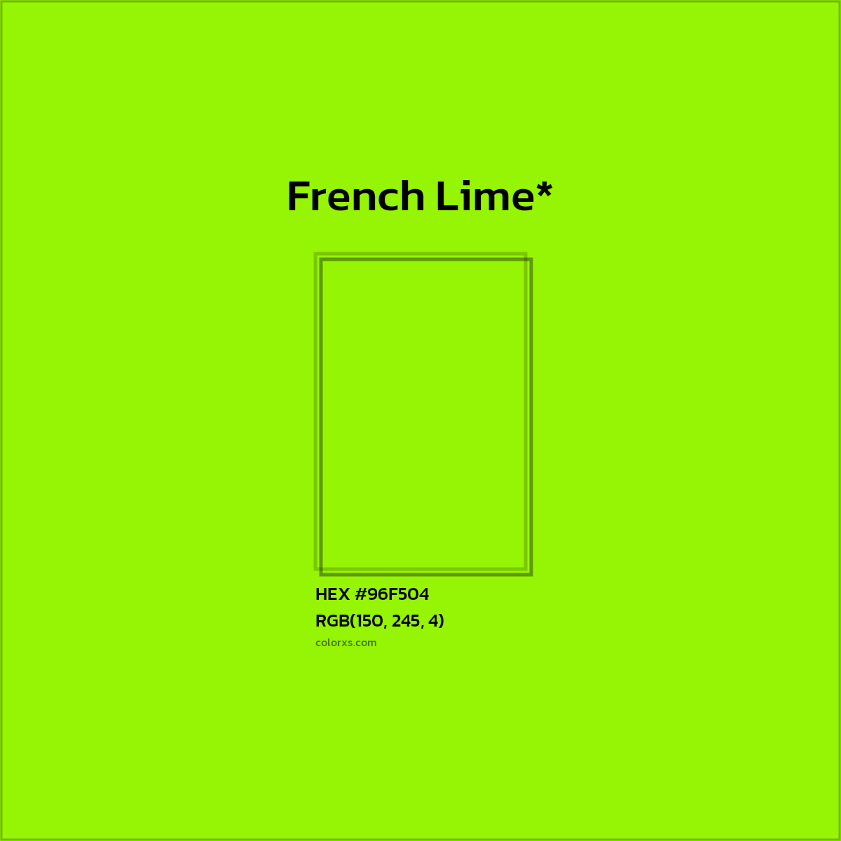 HEX #96F504 Color Name, Color Code, Palettes, Similar Paints, Images