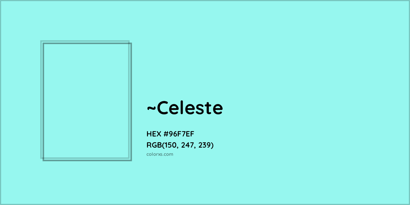 HEX #96F7EF Color Name, Color Code, Palettes, Similar Paints, Images