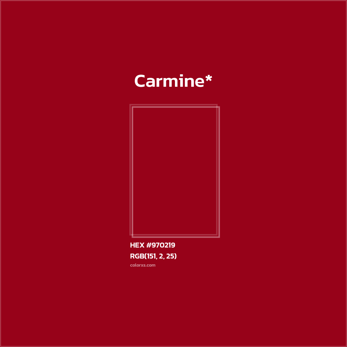 HEX #970219 Color Name, Color Code, Palettes, Similar Paints, Images