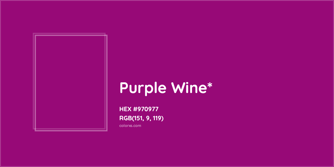 HEX #970977 Color Name, Color Code, Palettes, Similar Paints, Images