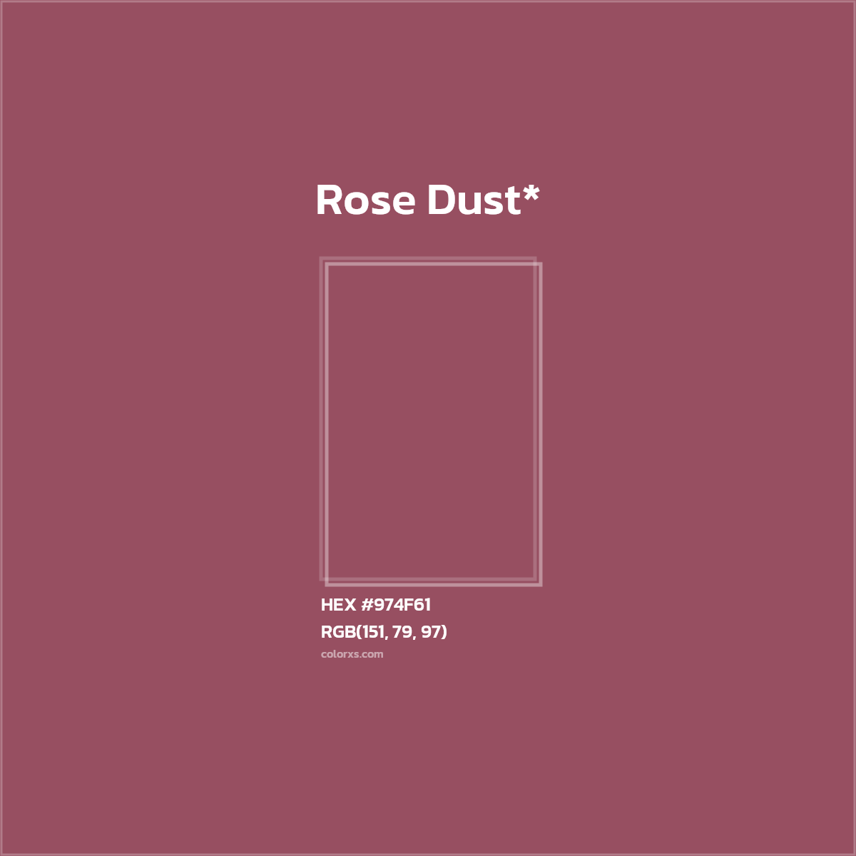 HEX #974F61 Color Name, Color Code, Palettes, Similar Paints, Images