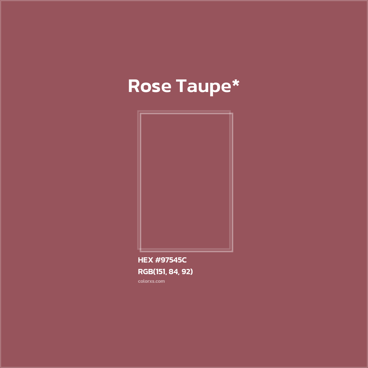 HEX #97545C Color Name, Color Code, Palettes, Similar Paints, Images