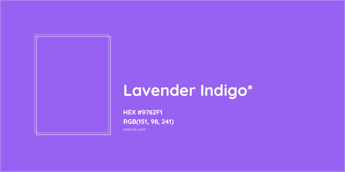 HEX #9762F1 Color Name, Color Code, Palettes, Similar Paints, Images