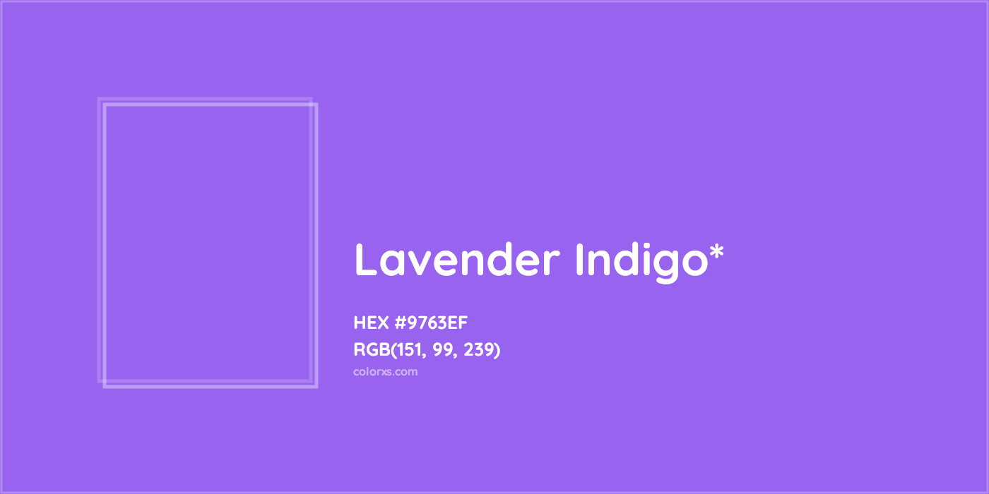 HEX #9763EF Color Name, Color Code, Palettes, Similar Paints, Images