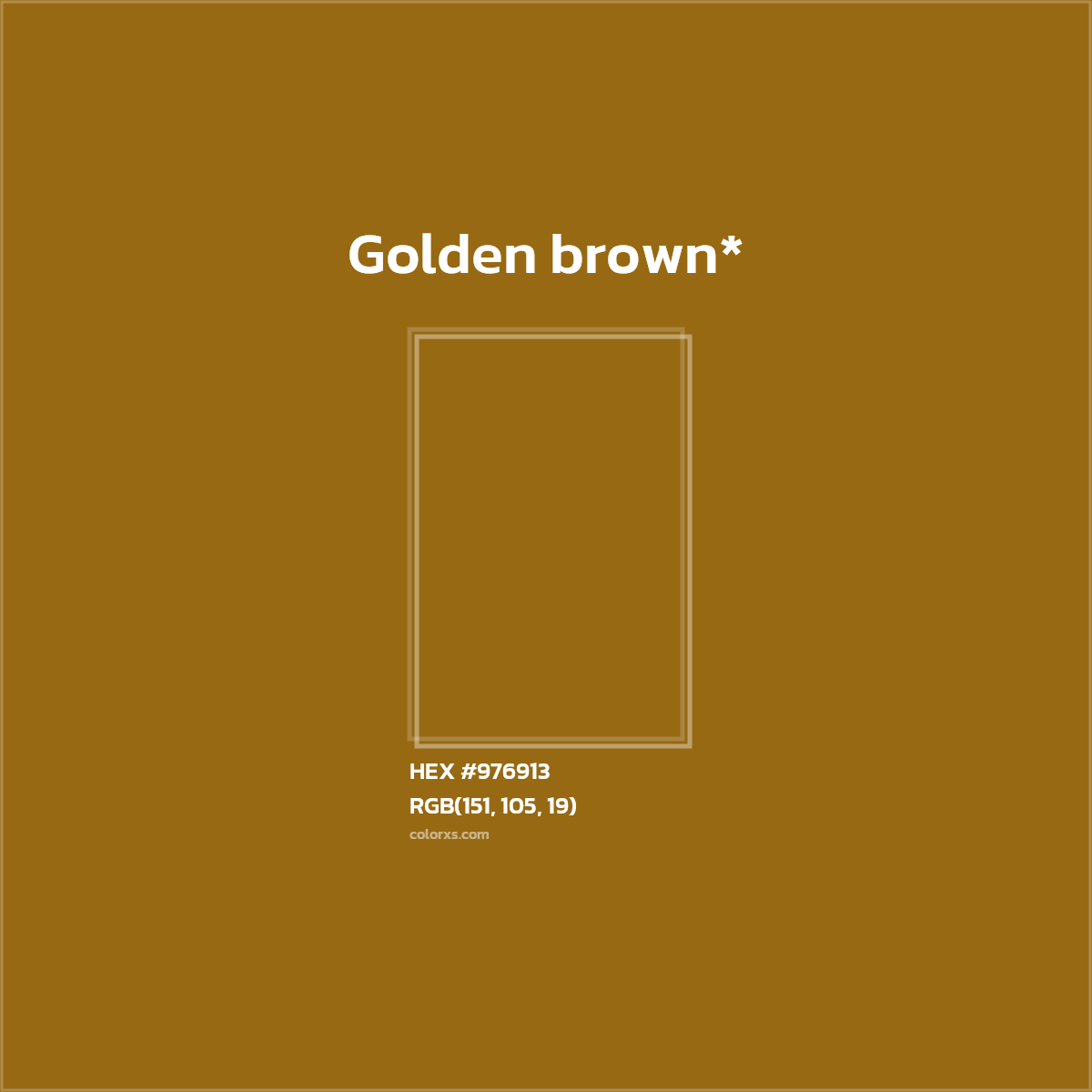 HEX #976913 Color Name, Color Code, Palettes, Similar Paints, Images